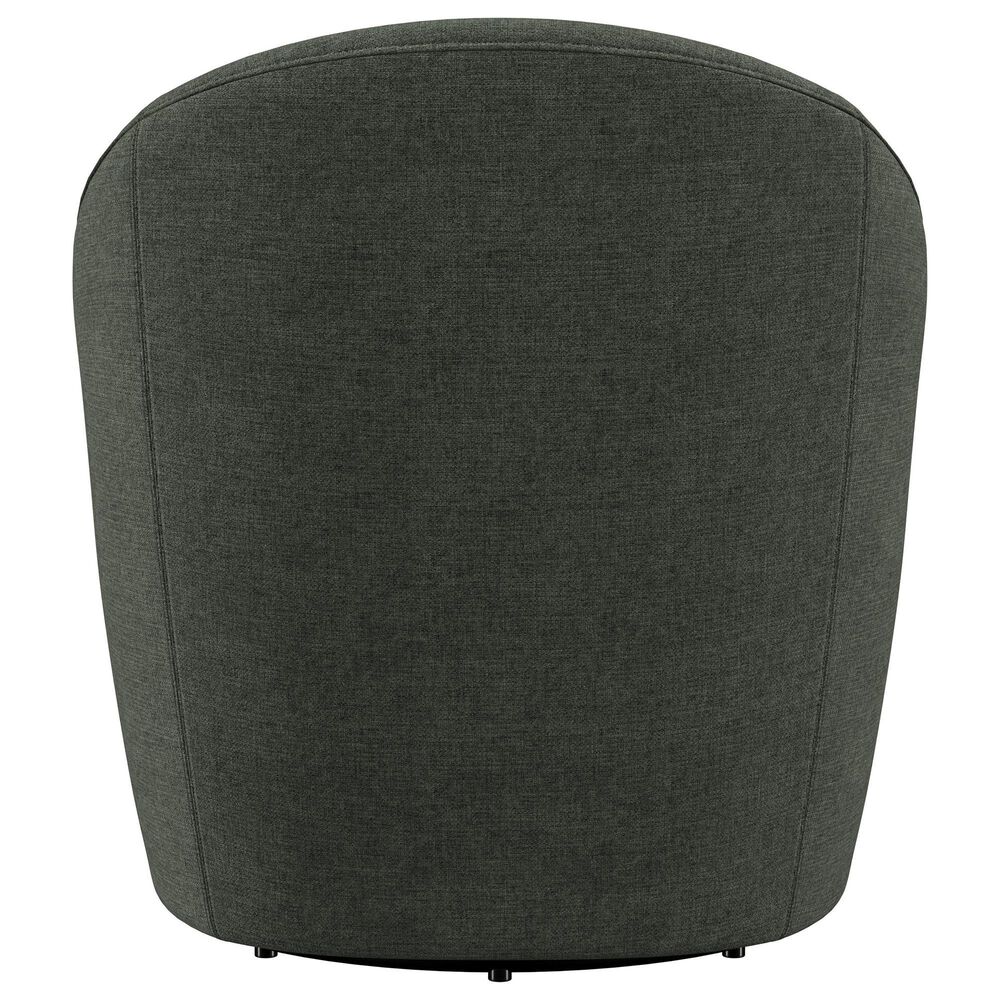 Coaster Leon Swivel Chair in Hunter Green, , large