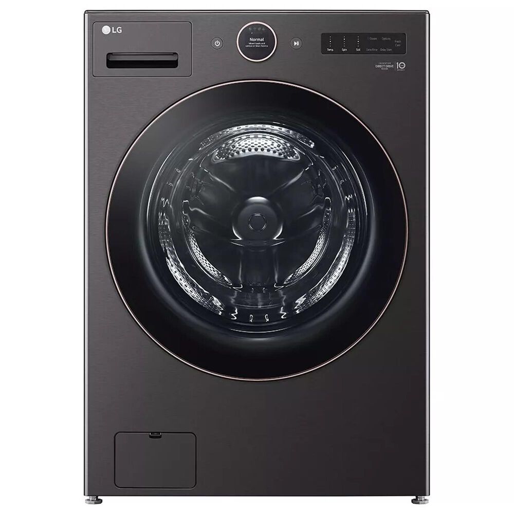 LG 5.0 Cu. Ft. Washer and Gas Dryer Laundry Pair in Black , , large