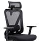 Rta Products Llc Truly Ergonomic Mesh Office Chair with Headrest and Lumbar Support in Black, , large