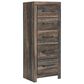 Ashley Drystan 5 Piece Full Panel Bed Set in Rustic Brown, , large