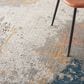 Nourison Rustic Textures RUS13 Grey and Blue 6" x 9" Area Rug, , large