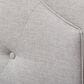 Baxton Studio Mars Twin Upholstered Panel Headboard in Greyish Beige, , large