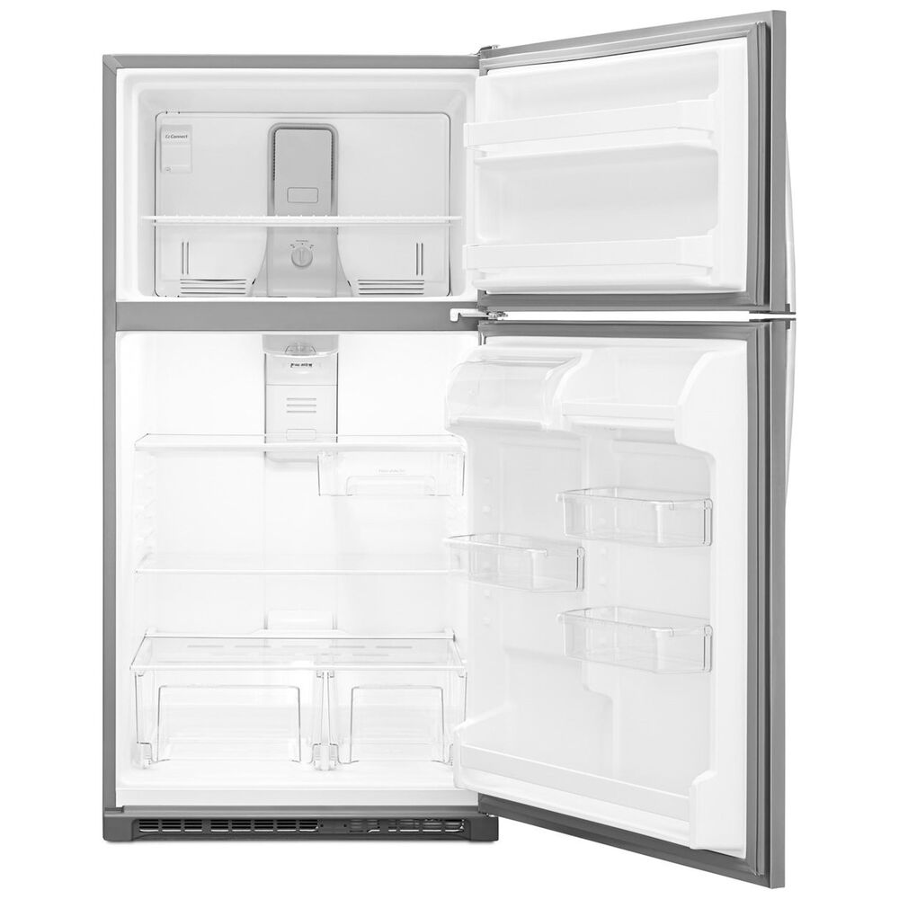 Whirlpool 20.5 Cu. Ft. Top Freezer Refrigerator in Fingerprint Resistant Stainless Steel, , large