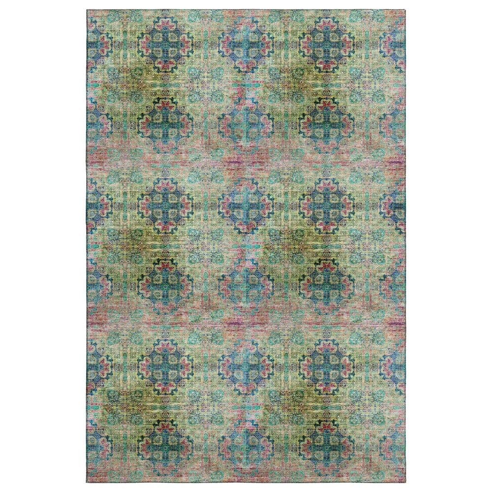 Dalyn Rug Company Trevi 8" x 10" Green Area Rug, , large