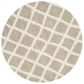 Safavieh Dallas Shag SGD258D-6R 6" Round Beige/Ivory Area Rug, , large
