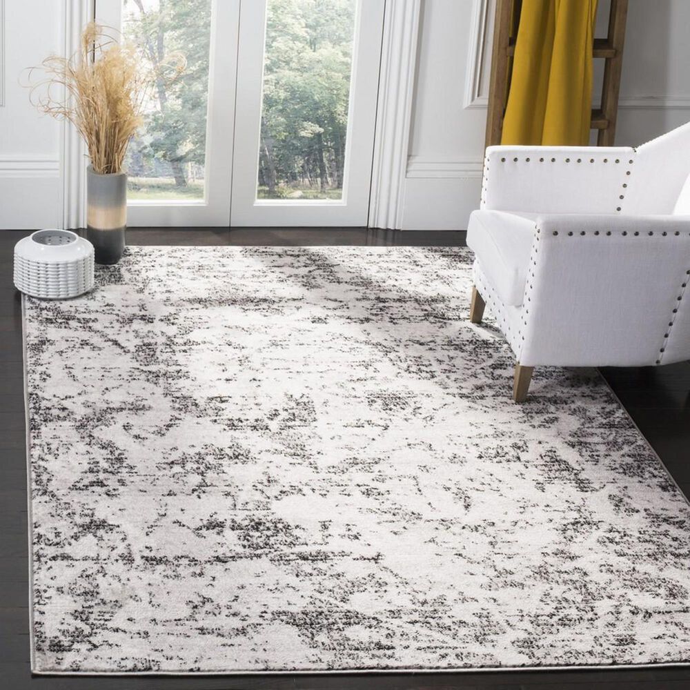 Safavieh Skyler SKY186L 8&#39; x 10&#39; Charcoal and Ivory Area Rug, , large