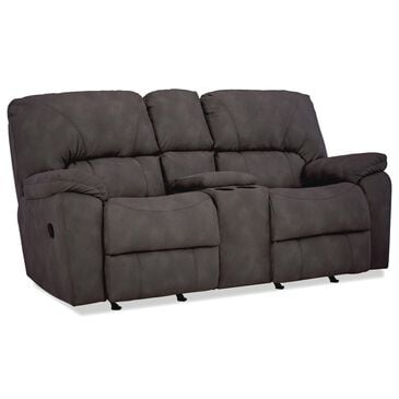 HomeStretch Rhino Manual Reclining Loveseat in Pewter, , large