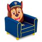 Delta Paw Patrol Chase Figural Upholstered Kid Chair in Blue, , large