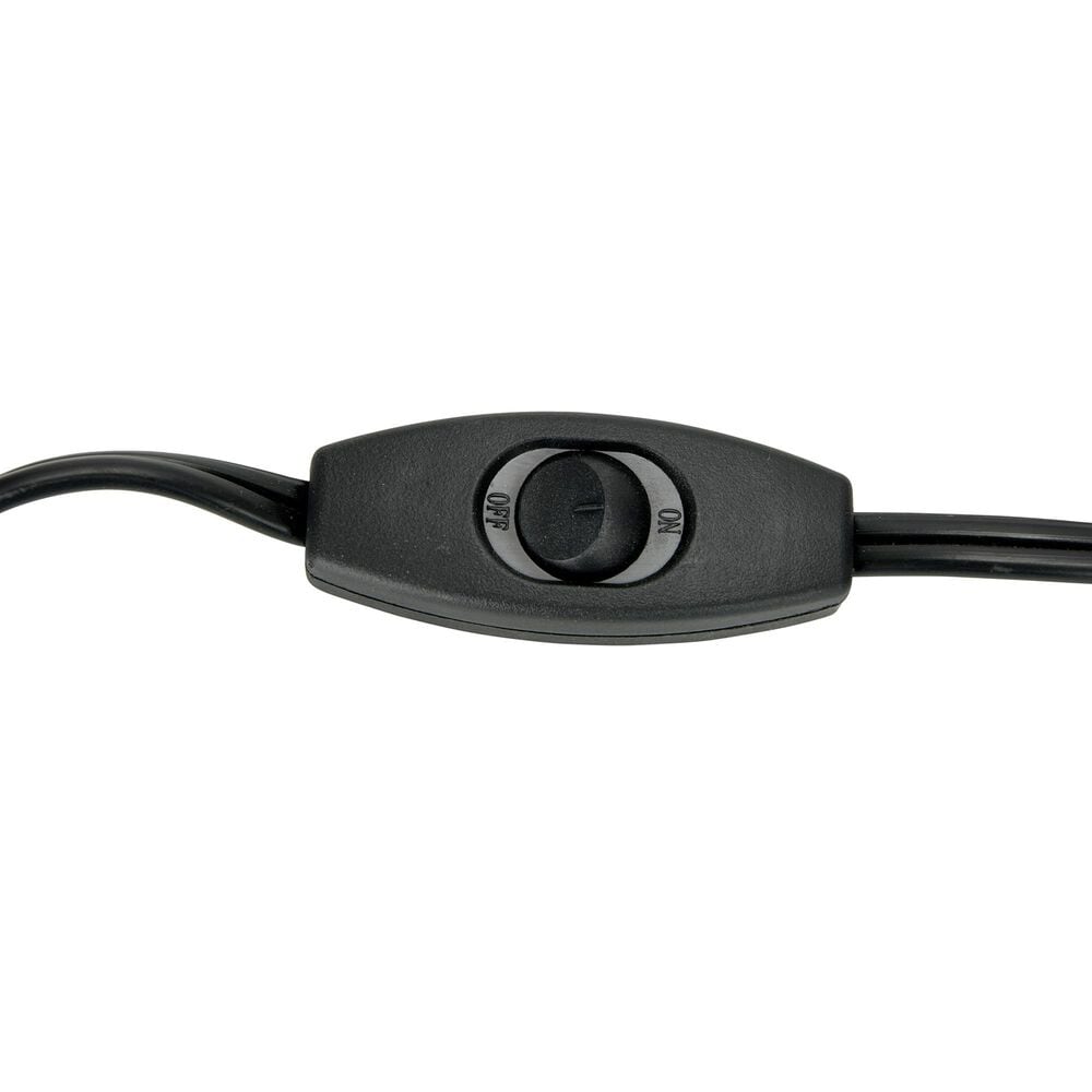 Creative Coop Amara Sculptural Terracotta Table Lamp in Matte Black, , large