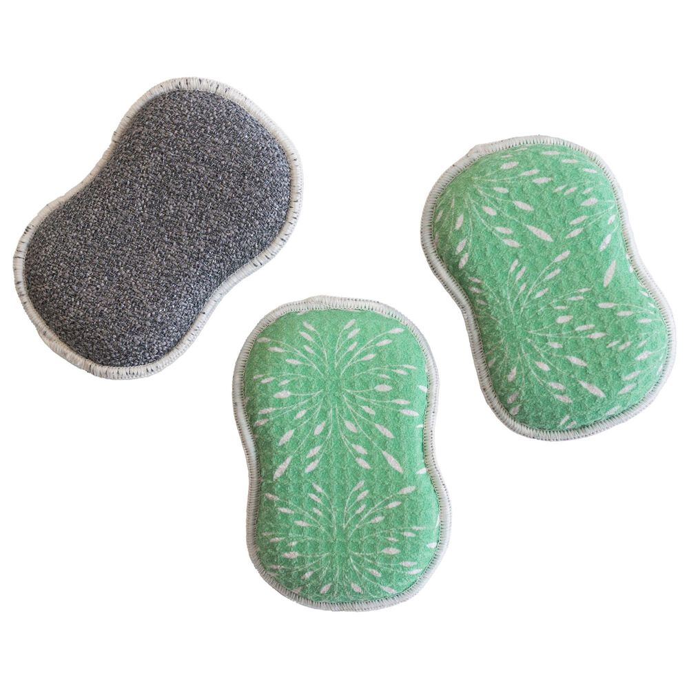 Once Again Home New Bloom Reusable Sponges in Papyrus Cream &#40;Set of 3&#41;, , large