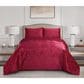 Duke Imports Virah Bella Micromink 3-Piece Full/Queen Quilt Set in Burgundy Tetra, , large