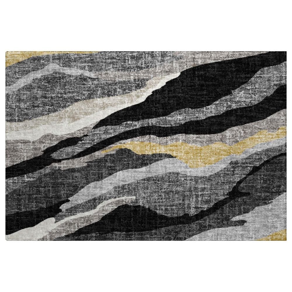 Dalyn Rug Company Lorenzo LN4 Black 2"6" x 3"10" Area Rug, , large