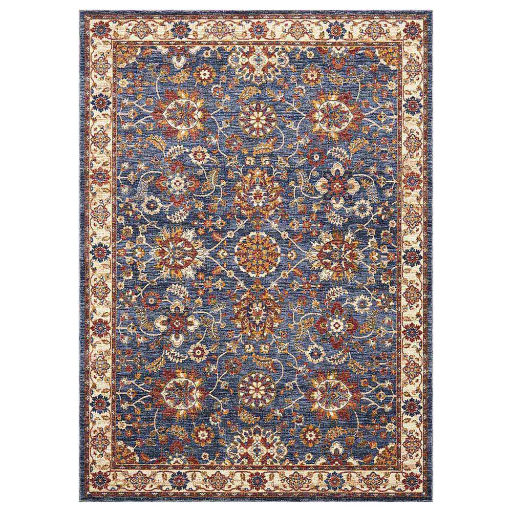 Nourison Lagos LAG04 9"10" x 13"2" Blue Area Rug, , large