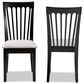 Baxton Studio Minette Side Chair with Grey Cushion in Espresso Brown (Set of 2), , large