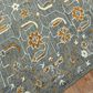 Amer Rugs Romania 8" x 10" Gray and Orange Area Rug, , large