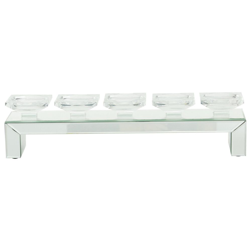 Maple and Jade Glam Candle Holder in Clear, , large