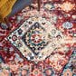 Safavieh Riviera RIV157Q 8"9" x 12" Red and Blue Area Rug, , large