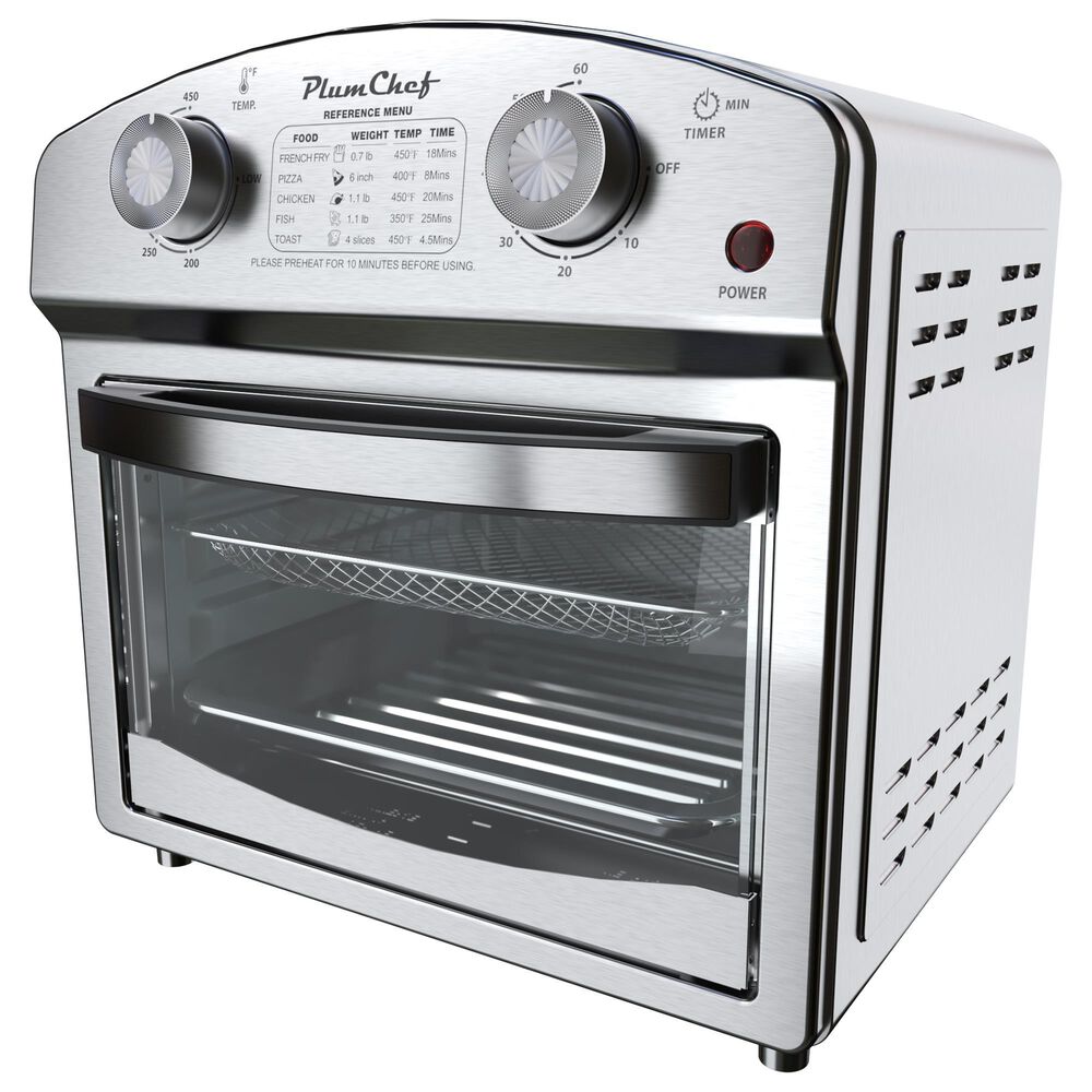 HOMLUX 12.5 Qt 7-In-1 Convection Toaster Oven in Silver, , large