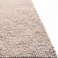 Kas Oriental Rugs Pave Cornerstone 8" x 11" Ivory and Beige Area Rug, , large