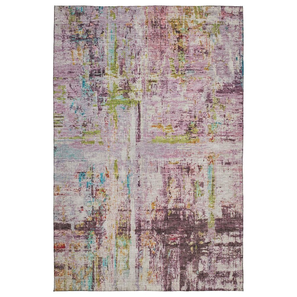 Dalyn Rug Company Nouveau NV2 8" x 10" Lavender Indoor/Outdoor Area Rug, , large