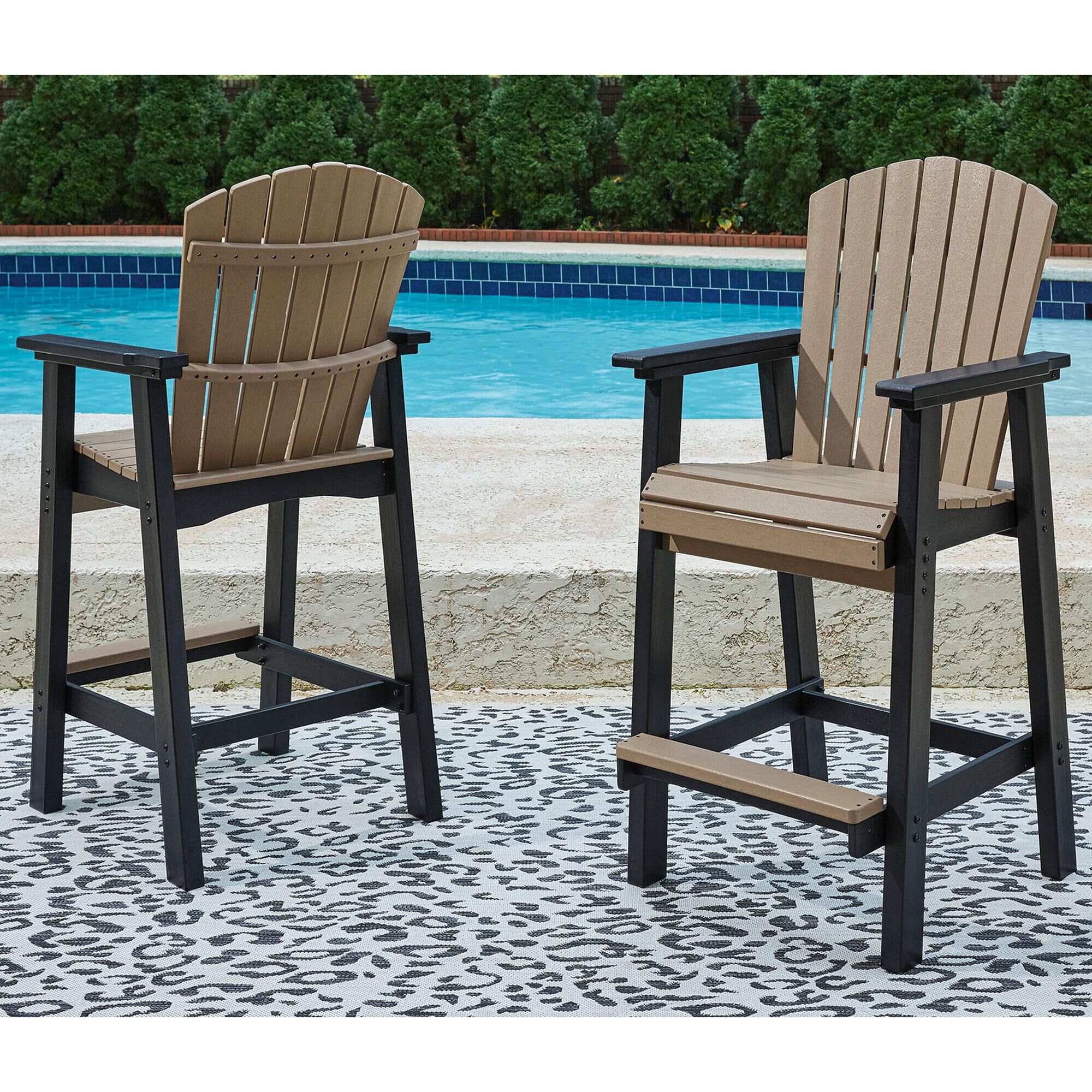 Signature Design by Ashley Fairen Trail Tall Barstool in Black and