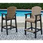 Ashley Fairen Trail Tall Barstool in Black and Driftwood - Set of 2, , large