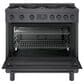 Bosch 36" Freestanding Dual Fuel Range in Black Stainless Steel, , large