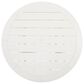 Ashley Crescent Luxe Round Dining Table in White, , large