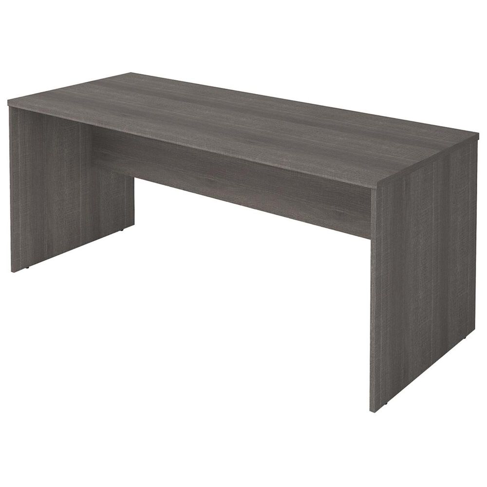 Bestar i3 Plus Executive Desk in Bark Gray, , large