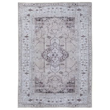 Feizy Percy 4" x 6" Beige and Ivory Area Rug, , large