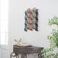 Maple and Jade 20" x 24" Abstract Wall Decor in Aqua, Beige, Red, Pale Green and Dark Brown, , large
