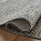 Loloi Katherine 5"3" x 7"9" Ocean and Gold Area Rug, , large