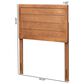Baxton Studio Seren Twin Headboard in Ash Walnut, , large