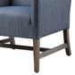 Uttermost Galiot Accent Chair in Blue and White, , large