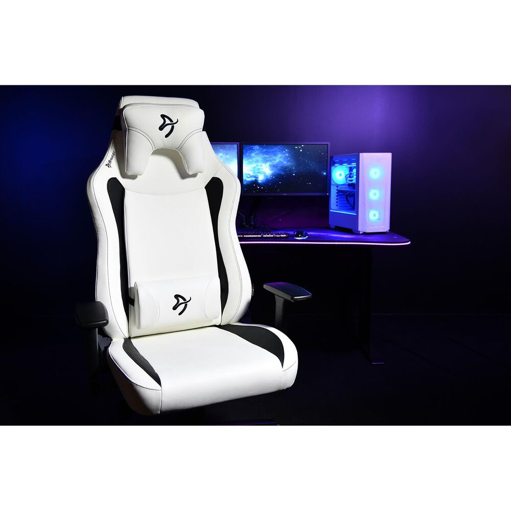 Arozzi Vernazza XL Soft PU Gaming Chair in White, , large