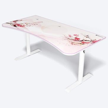 Arozzi Arena Special Edition Sakura Gaming Desk in White, , large
