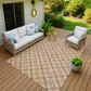 Dalyn Rug Company Soft Essentials Plaid Copper 5" x 7"6" Indoor/Outdoor Area Rug, , large