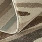 Feizy Eden Striped Ivory and Multicolor 9" x 12" Area Rug, , large