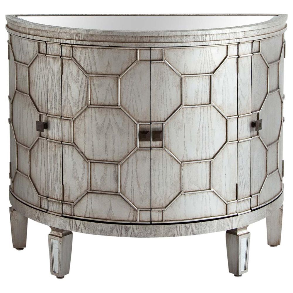 Mercana Oppsola Cabinet in Silver, , large