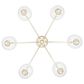 Golden Lighting Keating 6-Light Chandelier in Antique Ivory, , large