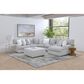 Catnapper Abraxas Castered Cocktail Ottoman in Oyster, , large