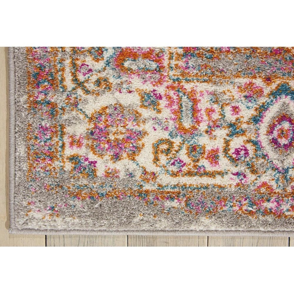 Nourison Passion PSN03 2&#39;2&quot; x 7&#39;6&quot; Grey Runner, , large