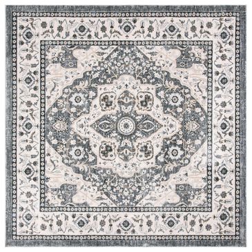 Safavieh Isabella ISA936F 6"7" Square Gray and Cream Area Rug, , large