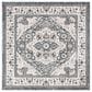 Safavieh Isabella ISA936F 6"7" Square Gray and Cream Area Rug, , large