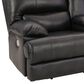 Ashley Mountainous Power Reclining Loveseat with Adjustable Headrest in Eclipse, , large