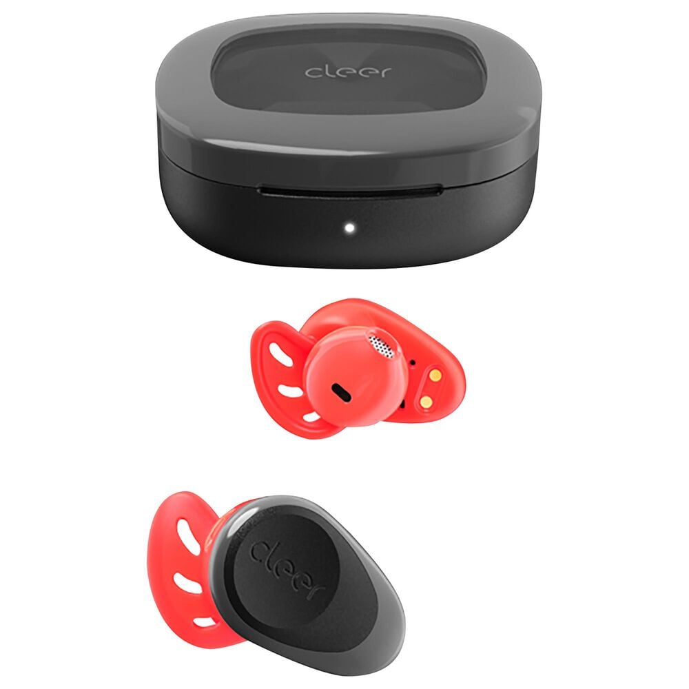 Cleer Goal True Wireless Sport Earbud in Black and Red, , large