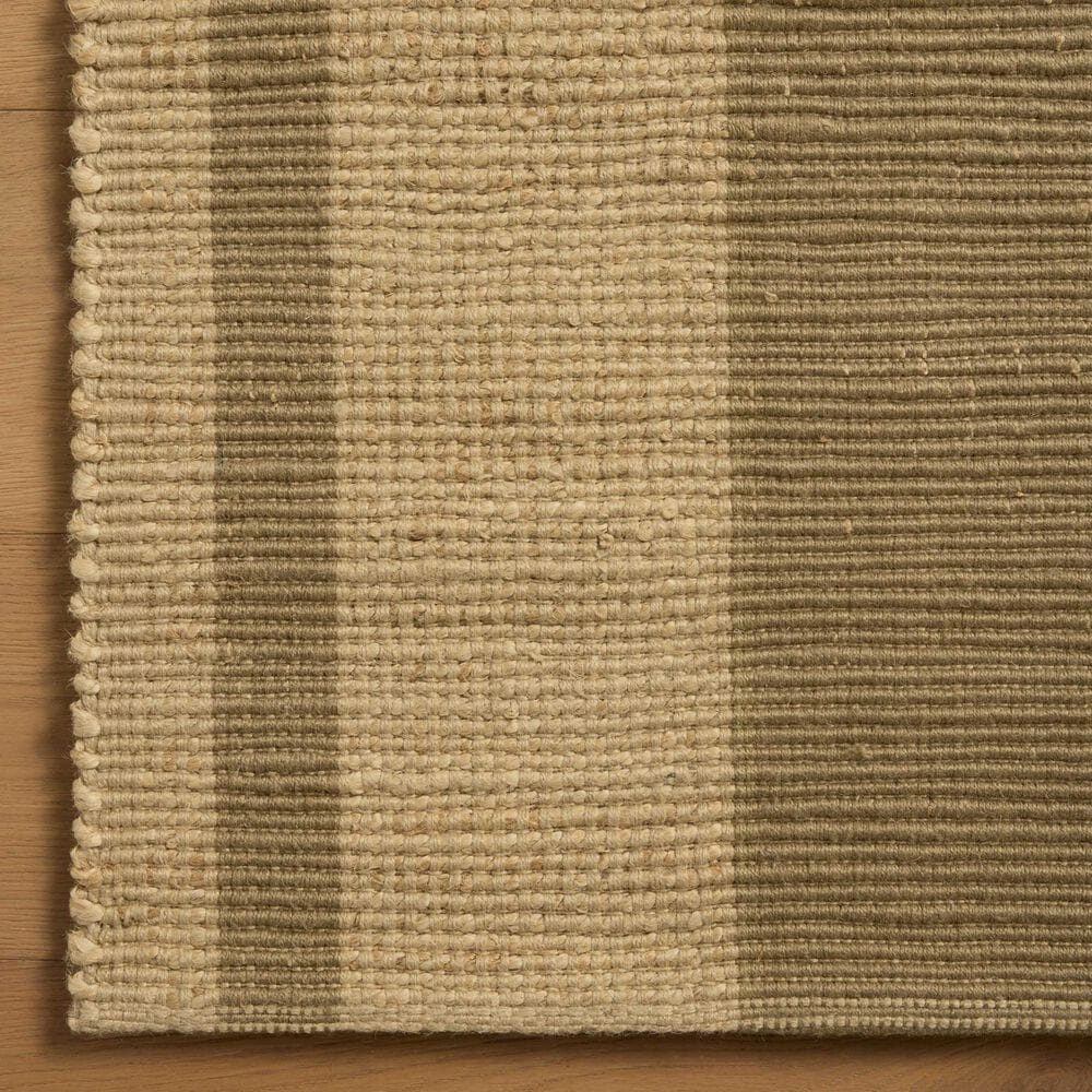 Loloi Weatherstaff Natural and Olive 9'3" x 13' Area Rug, , large
