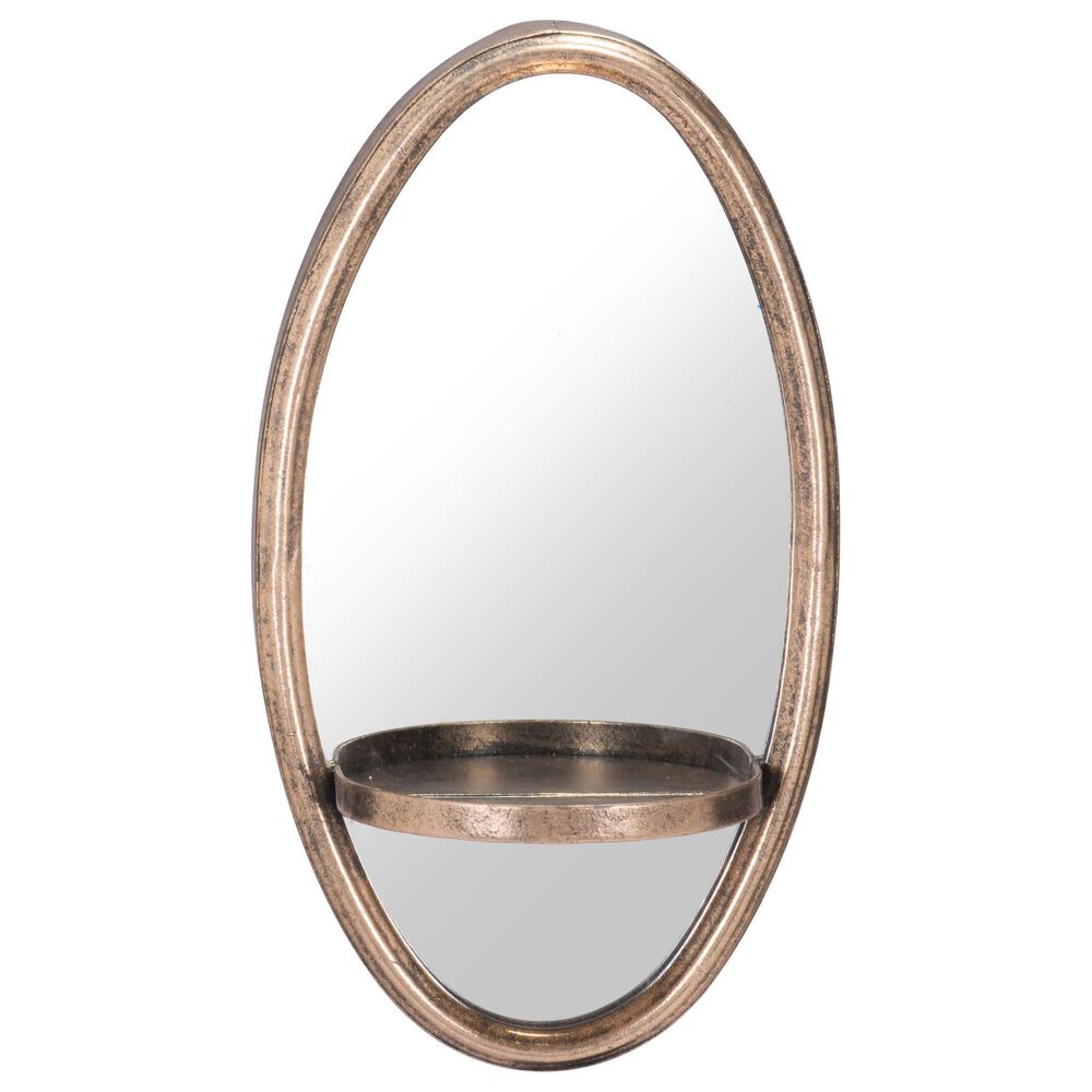 Zuo Modern Ogee Oval Mirror in Gold, , large