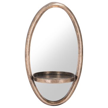 Zuo Modern Ogee Oval Mirror in Gold, , large