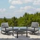 Blue River Aileen 3-Piece Patio Swivel Seating Set in Black and Grey, , large